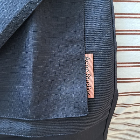 NWT Men's Casual Ribstop Jacket in Dark Blue - Picture 9 of 10